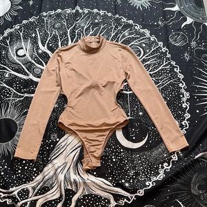 New forever 21 gold bodysuit size small S